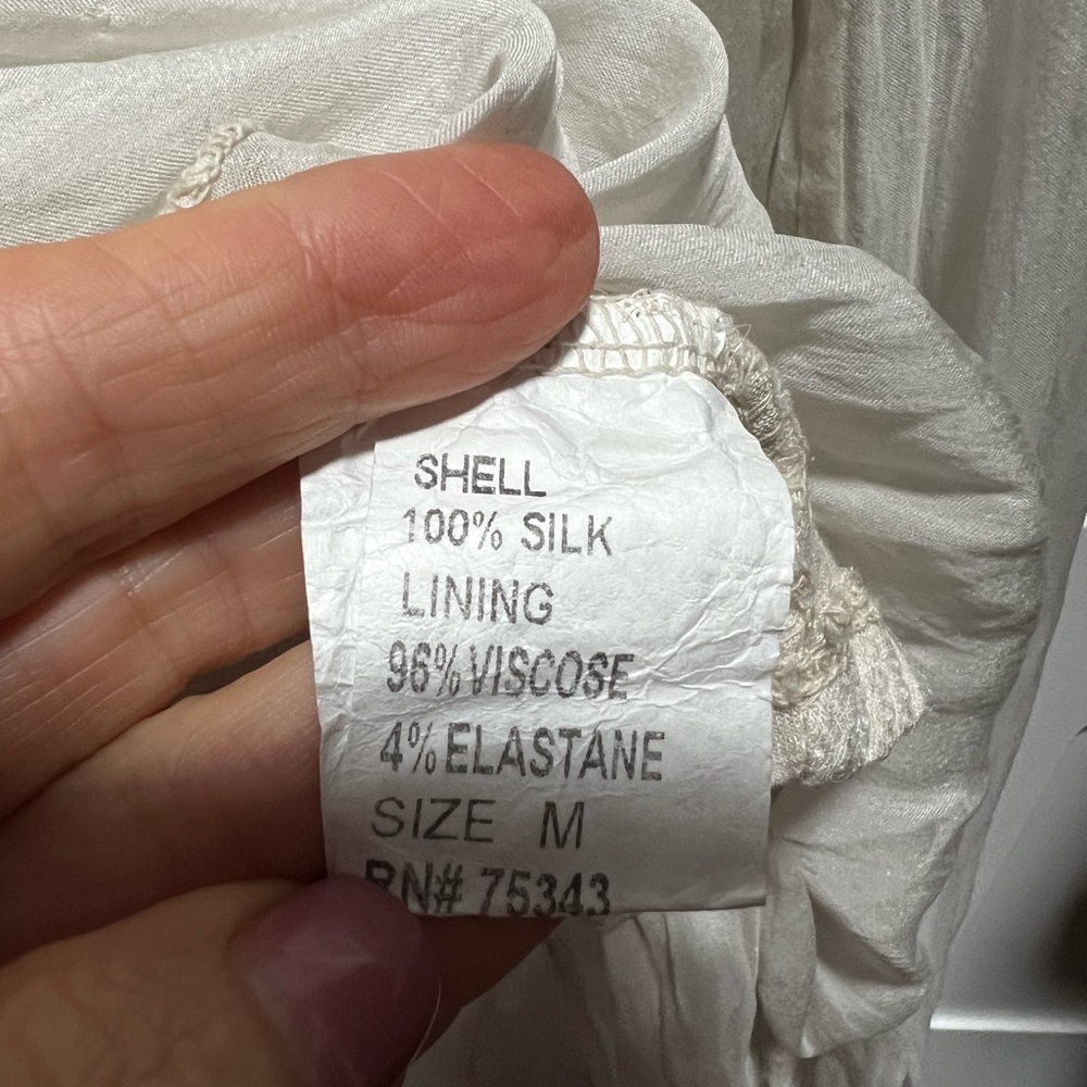 Carla Continue silk glitter blouse, size M - Picture 3 of 6